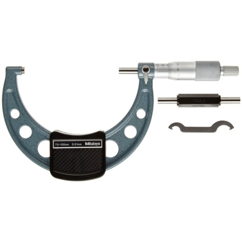 Panme đo ngoài cơ khí 103-140-10 75-100mm/0.01mm